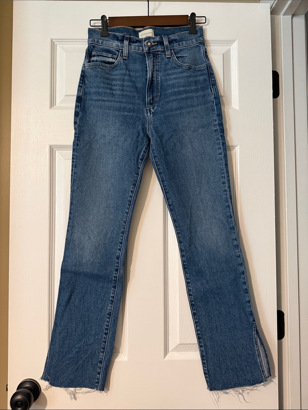 Favorite Daughter Valentina Shortie Jean petite super high rise cigarette 26P